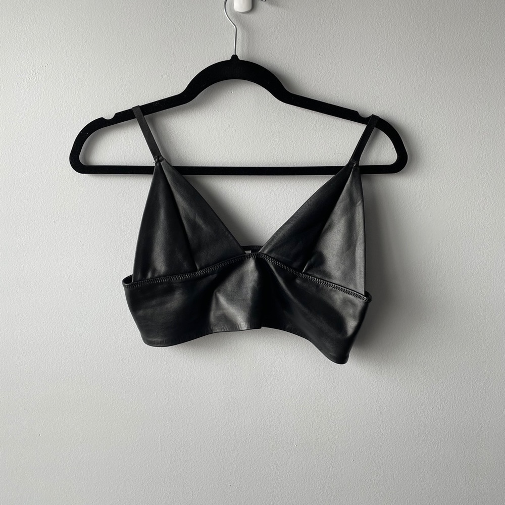 Lf leather bralette